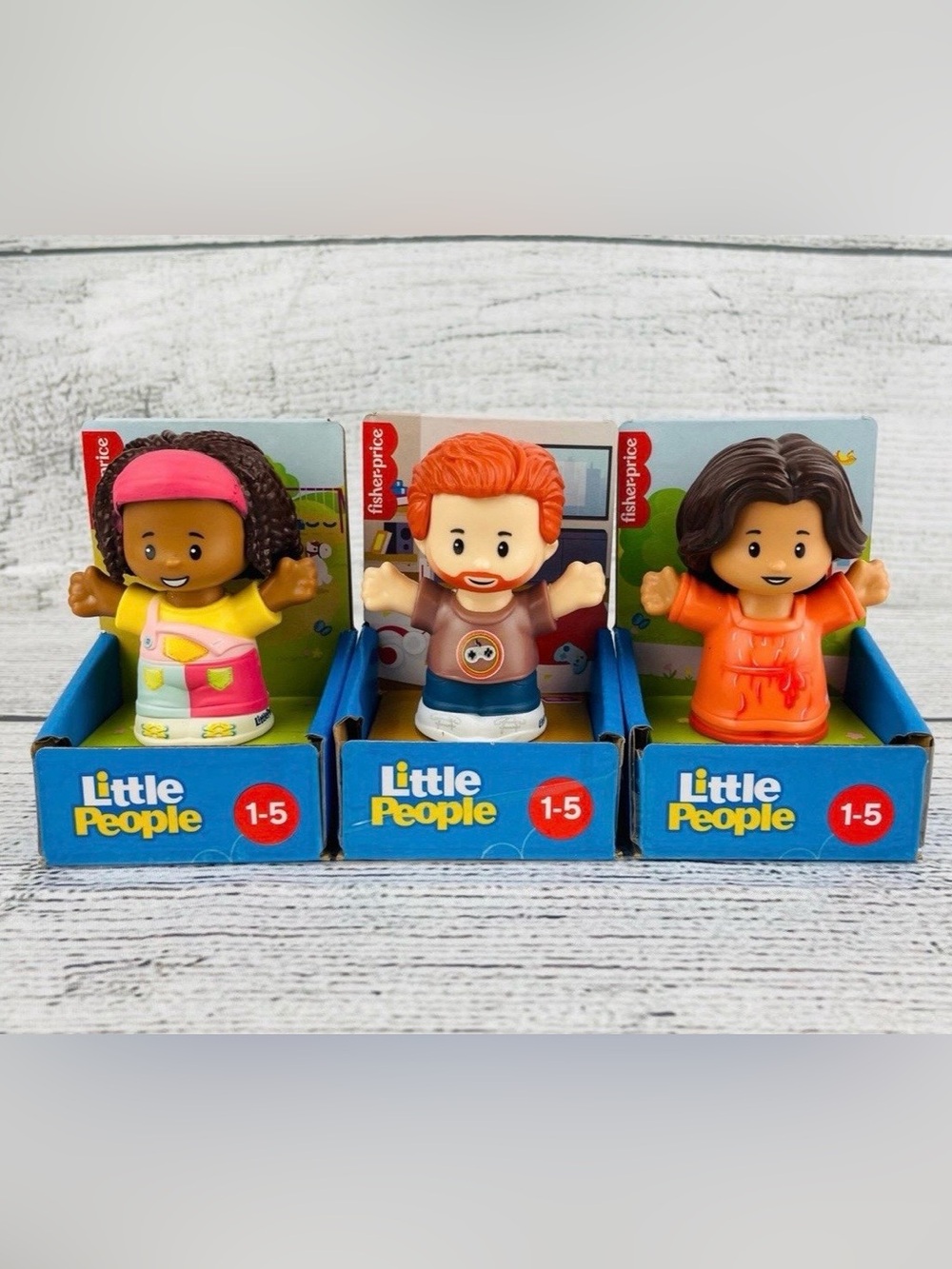 Fisher Price Little People Set of 3 Figures NEW